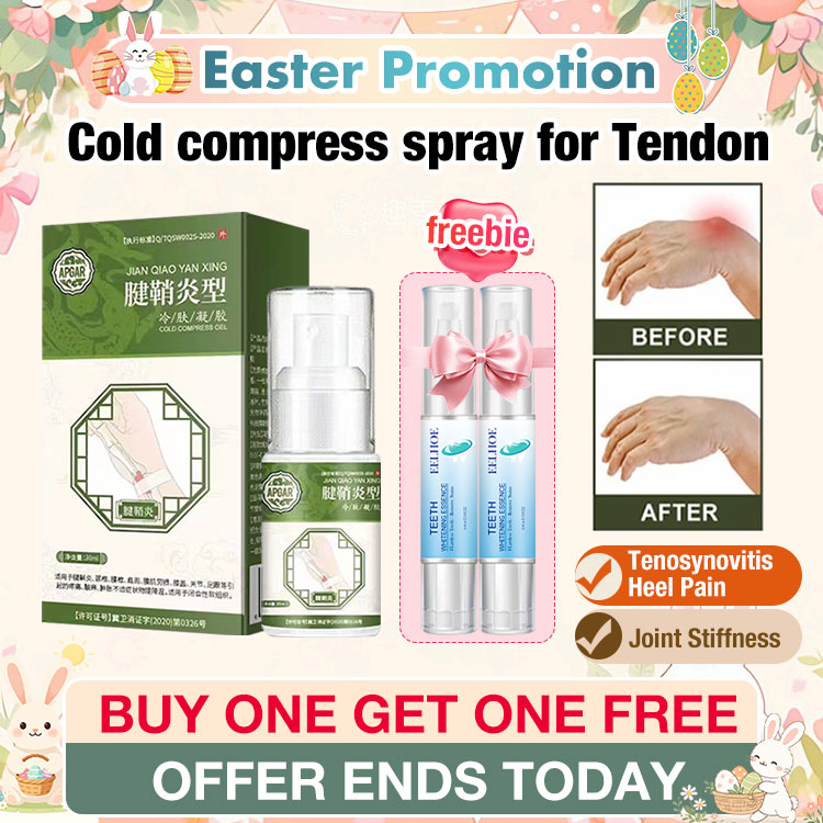 Easter Promo get 2pcs teeth whitening serums worth 799 pesos as a freebie - Tenosynovitis Heel Pain Spray - Perfect for Tenosynovitis/Finger tingling/Joint pain/Muscle ache